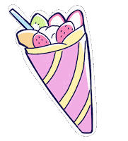 Pop Crape Sticker by ojiya_oyaji