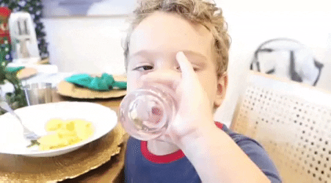 Drinking Water I Dont Care GIF