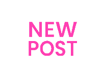 Pink Text Sticker