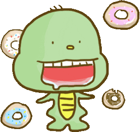 Hungry Food Sticker by blubluko