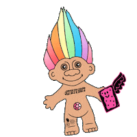 Trolls Sticker by Rad Coffee