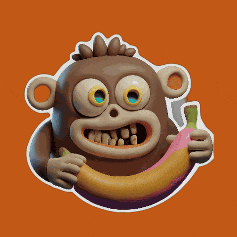 Hungry Monkey GIF