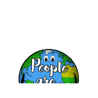 PeopleAre earth streetart erde peopleare Sticker