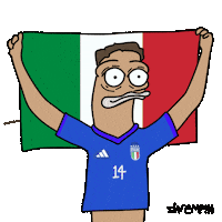 Vamos Federico Chiesa Sticker by shremps