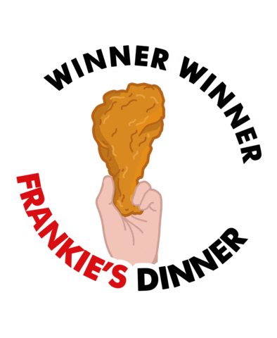 Fried Chicken Drumstick Sticker by Frankie's New York Buffalo Wings