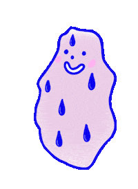 Nervous Pink Sticker by Nastia Cistakova