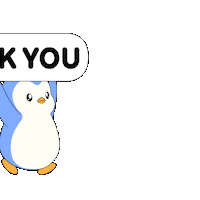 Thank You So Much Sticker by Pudgy Penguins
