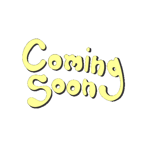 Coming Soon Sticker by Amor Design Studio