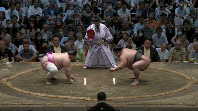 TZ85 giphyupload sumo ura 2023 aki basho GIF
