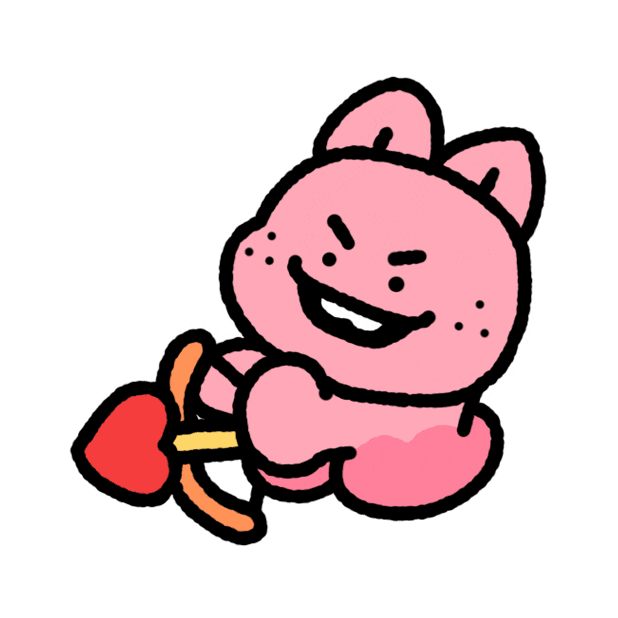 Character Love Sticker by mbitz