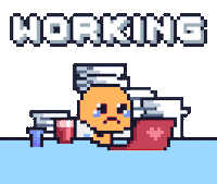 Sad Work Sticker by Potatozzz by 9GAG