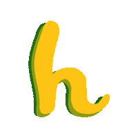 Alphabet H Sticker by Hobbykokken