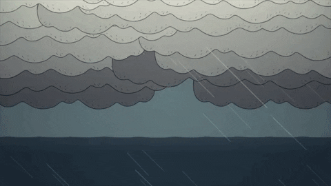 happy storm GIF by Cartoon Hangover