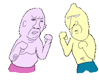 Fight Knockout Sticker