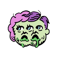 Girl Halloween Sticker