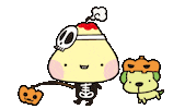 Halloween Moxa Sticker by Yamasho Co., Ltd.