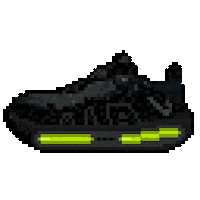 Pixel Running Sticker