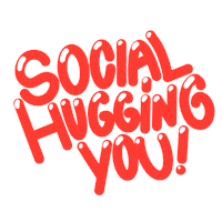 Social Hug Sticker by The Social Club
