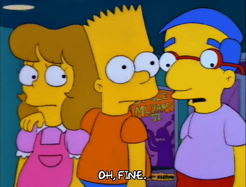 Season 3 Whatever GIF by The Simpsons