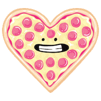 Hungry True Love Sticker by Halie Jost Illustration