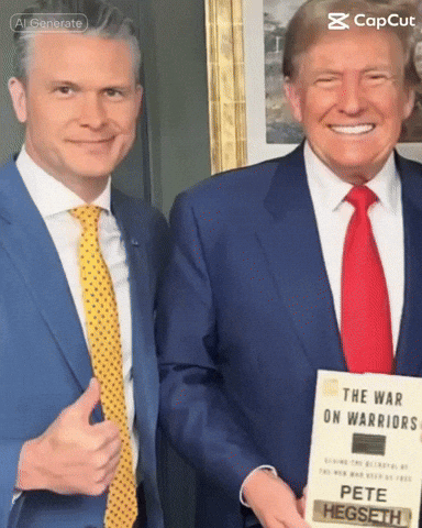 Trump Hegseth GIF by Respective