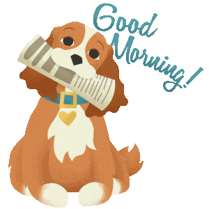 Happy Good Morning Sticker by Walt Disney Studios