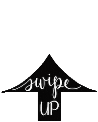 Swipe Up Black And White Sticker