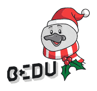 christmas school Sticker by BEDU