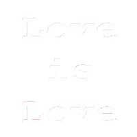 Love Is Love Heart Sticker