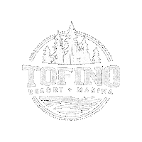 tofinoresortandmarina white kayaking british columbia vancouver island Sticker