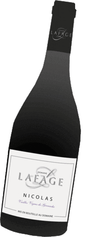 Domainelafage red wine rouge red wine Sticker