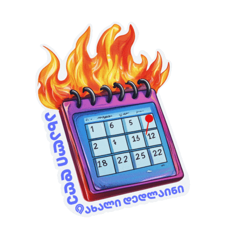 Deadline Sticker by Adjarabetcom