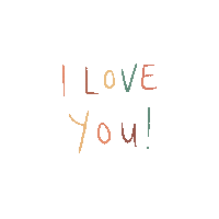 naomilawson3d9c rainbow i love you sparkles look at this Sticker