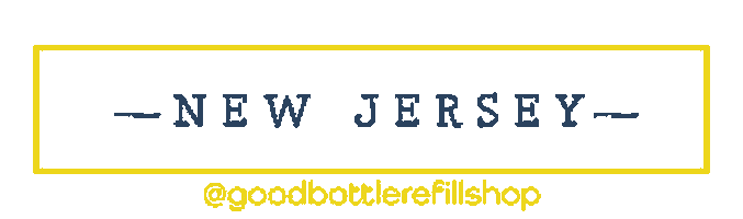 New Jersey Sticker by Good Bottle® Refill Shop