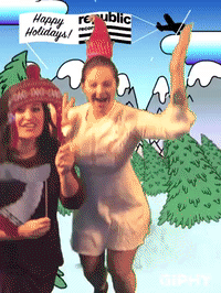 framebeta GIF by Republic Records Holiday Party GIFs