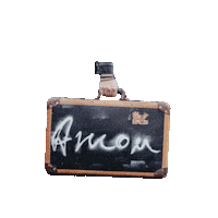 Amon-Band urlaub case reisen suitcase Sticker