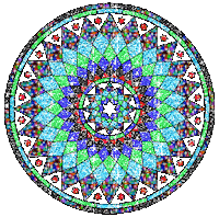 lsd mandala STICKER