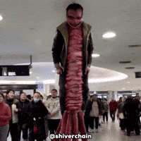 shiverchain weird scary monster ai GIF