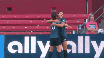 Womens Soccer Hug GIF by National Women's Soccer League