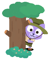 Chuckling Hide And Seek Sticker by Studycat