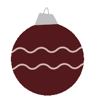 Merry Christmas Ornament Sticker