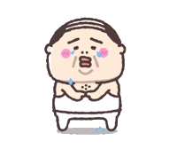 Sad Old Man Sticker