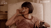 Essie Davis Reaction GIF by Acorn TV