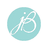 jbloomdesigns logo jewelry jb teal Sticker
