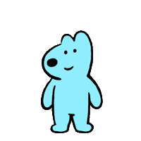 eteecy thanks puppy thankyou 감사 Sticker
