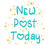 Carault illustration design text new post Sticker