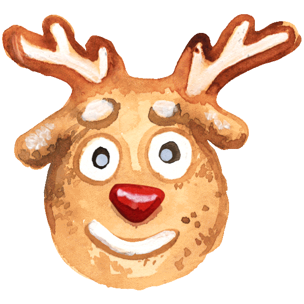 New Year Christmas Sticker