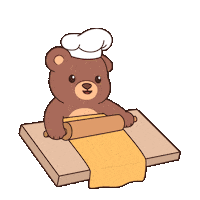 Teddy Bear Cooking Sticker by BEARISH