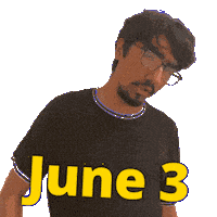 June 3 Sticker