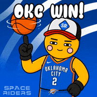 Oklahoma City Thunder Basketball GIF by Space Riders